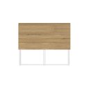 Ver imagem 7 de Escrivaninha Mesa Escritório Mesa Dobrável Office e Estudo Pés Metal 90cm Industrial Executive Macadâmia com Branco Marrom
