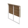 Escrivaninha Mesa Escritório Mesa Dobrável Office e Estudo 90cm Pés Metal Industrial Executive - 8