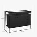 Ver imagem 6 de Balcão Módulo Pia Industrial de Cozinha 120x54cm Preto