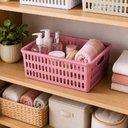 Ver imagem 5 de Caixa Organizadora Box Grande Tampa 10,8L Organização Empilhavel Meninas
