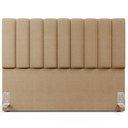 Ver imagem 2 de Kit Cabeceira Cama Box Queen 160cm Calçadeira Baú Dália W01 Linho Bege Escuro - Lyam Decor