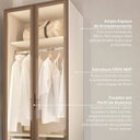 Ver mais imagens de Guarda-Roupa Modulado 4 Peças com 6 Portas Orion CabeCasa MadeiraOriginals Bege