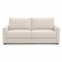 Ver imagem 3 de Sofá Sala de Estar Nilo Retratil Manual Bipartido 250cm 4 Lugares Linho Off White m1 - Monari Design