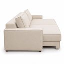Ver imagem 5 de Sofá Sala de Estar Nilo Retratil Manual Bipartido 250cm 4 Lugares Linho Off White m1 - Monari Design