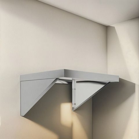 Prateleira Magafran 990844 Inox 40x30x3 Flutuante 45kg.