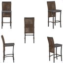 Ver imagem 5 de Mesa Bistro e 2 Banquetas Roma Preta Corda Náutica 11 Trama Original