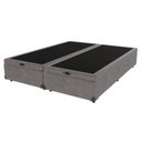 Ver imagem 1 de Cama Box com Baú Queen Bege de Madeira 158cm Kazamix Cinza