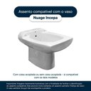 Ver imagem 3 de Assento Sanitário Nuage Coral para Vaso Incepa
