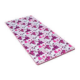 Mousepad Hyrax 900x400 Bordas Costuradas Ilustrado Branco - 3