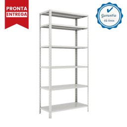 Estante de Aço com 06 Bandejas 40 Cm (26/20) - 1,98x0,92x0,40m - Sa - 16013 - 4