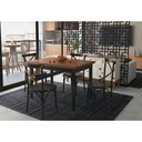 Ver imagem 2 de Mesa Colors em Madeira Maciça Retangular 4 Lugares - 120 X 80cm Preto