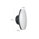 Ver imagem 5 de Arandela Nordecor Pako Oval 2w+5w Led Bivolt Preto 3000k Luz Amarela 2854