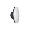 Ver imagem 1 de Arandela Nordecor Pako Oval 2w+5w Led Bivolt Preto 3000k Luz Amarela 2854