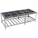 Ver imagem 1 de Fogão Industrial Stori Premium 10 Bocas 40x40 M17 Aço Inox 430 Metalmaq
