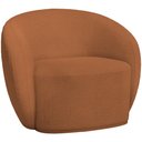 Ver imagem 1 de Poltrona Decorativa para Sala de Estar Living Gliese K01 Bouclê Terracota - Lyam Decor