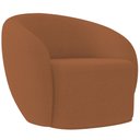 Ver imagem 5 de Poltrona Decorativa para Sala de Estar Living Gliese K01 Bouclê Terracota - Lyam Decor