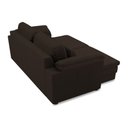 Ver mais imagens de Sofá Retrátil Manual Sala de Estar Nolan Bipartido 175cm Conforto Premium em Couro Marrom G58 - Gran