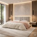Ver imagem 5 de Cabeceira King Estofada com LED Suede Cinza MDF Vns Concept 200cm