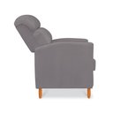 Ver imagem 6 de Poltrona Amamentação Reclinável Gisele - Poltrona Confortável para Leitura e Descanso - Cinza