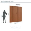 Ver imagem 3 de Painel Prime 193x218 cm Incolar Cedro