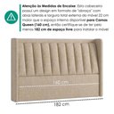 Ver imagem 6 de Cabeceira Queen 160 cm Lumina com Frame Linho Sl 65 Peer