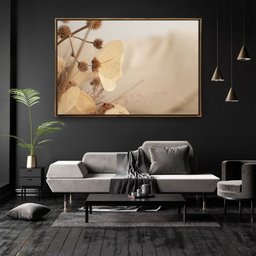 Quadro Decorativo Tela Horizontal In Nature Com Moldura e Sem Vidro 60X90 - 2