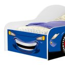 Ver imagem 5 de Mini Cama Infantil 148x68cm Personagens Carro Azul Z53 - Mpozenato