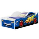 Ver imagem 1 de Mini Cama Infantil 148x68cm Personagens Carro Azul Z53 - Mpozenato