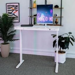 Escrivaninha Elétrica para Escritório com Gaveta em Aço e Mdp 120 Cm - 1