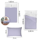 Ver imagem 5 de Jogo de Cama Queen Size 150 Fios Fiori - Maitê (7678)