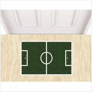 TAPETE CAMPO DE FUTEBOL - VERDE MUSGO