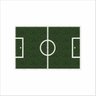 TAPETE CAMPO DE FUTEBOL - VERDE MUSGO - 2