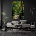 Ver imagem 1 de Quadro Decorativo Vertical Folhas Com Moldura e Sem Vidro 40X60