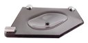 Ver imagem 1 de Saboneteira Canto Chanfrada 15x15 Cm - 8mm - Fume