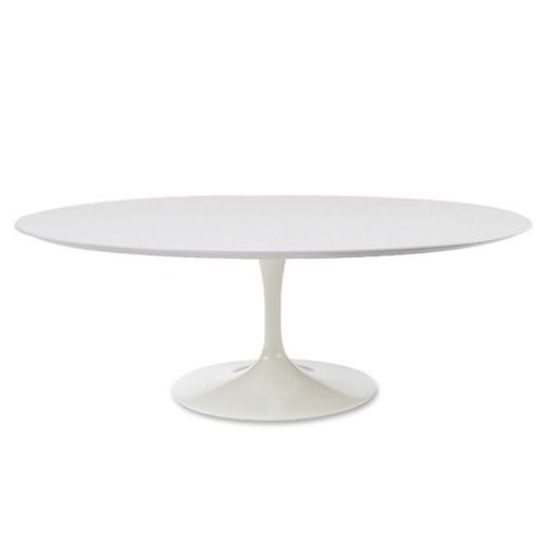 Mesa de Jantar Tulipa Saarinen Oval 180x100 Cm Tampo Laqueado Linn Shop - 2