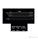 Ver imagem 3 de Puxador Zen Alça Dupla Home 700mm Preto