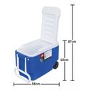 Ver imagem 5 de Caixa Térmica Cooler com Rodinhas Igloo Roller 53 Latas 36l