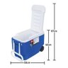 Caixa Térmica Cooler com Rodinhas Igloo Roller 53 Latas 36l - 5