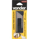 Ver imagem 2 de Lamina Para Estilete Trapezoidal Com 10 Peças Cartela - Vond