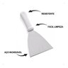 Espátula Reta 4" de Aço Inox Chapeiro Pizza Hambúrguer - 3