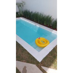 Borda Atérmica Piscina reta boleada Malibu 50x30x1,5cm - Champagne  Areia de Quartzo - 3