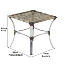 Ver imagem 7 de Kit Piscina Espreguiçadeiras Mesas Cadeiras Externa Alumínio Cappuccino