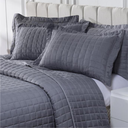 Ver imagem 2 de Kit Cobre Leito Premium 200 Fios Dupla Face Casal, Queen, King e Solteiro:casal/cinza