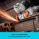 Ver imagem 5 de Esmerilhadeira Angular G650K5 650W para Corte e Desbaste 110V Preto Black + Decker