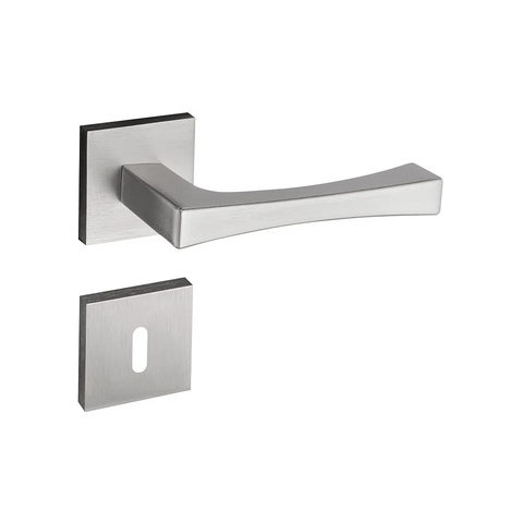 Fechadura Externa Pado Vivaldi 40mm Cromada Roseta Quadrada 885-40 Interna
