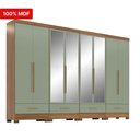 Ver imagem 5 de Quarto Modulado 100% 4 Peças 8 Portas 4 Gavetas com Espelhos Smart Plus Espresso Móveis