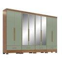 Ver imagem 2 de Quarto Modulado 100% 4 Peças 8 Portas 4 Gavetas com Espelhos Smart Plus Espresso Móveis