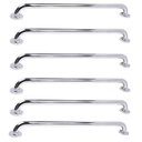 Ver imagem 1 de Barra de Apoio 70cm Aço Inox Kit 6 Unidades Idoso Criança Gestante Banheiro Box Casa Acessibilidade