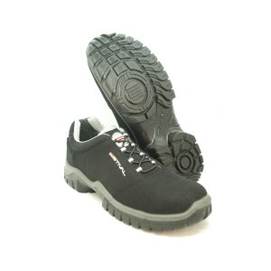 Sapato Segurança Microfibra Preto/cinza Estival En10023s2l Bico Composite Palmilha Anti Perfuro Ca -