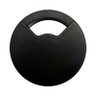 05 Passa Fio Cabo Mesa Computador 60mm Redondo - Em 3 Cores Cor:Preto - 2